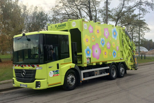 Camion Flamme environnement